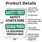 Signmission Safety Culture Sign, 10 in Width, Aluminum, Rectangle, Bilingual OS-2PACK-SF-A-1014-L-10875 - alternate 8